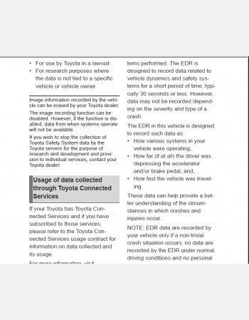 toyota c-hr hybrid 2020-2021 owners manual